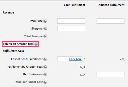 how to use amazon fba calculator