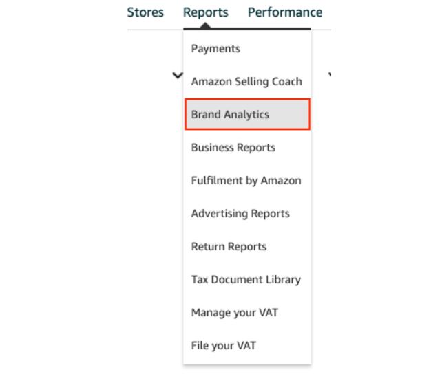 Amazon Brand Analytics