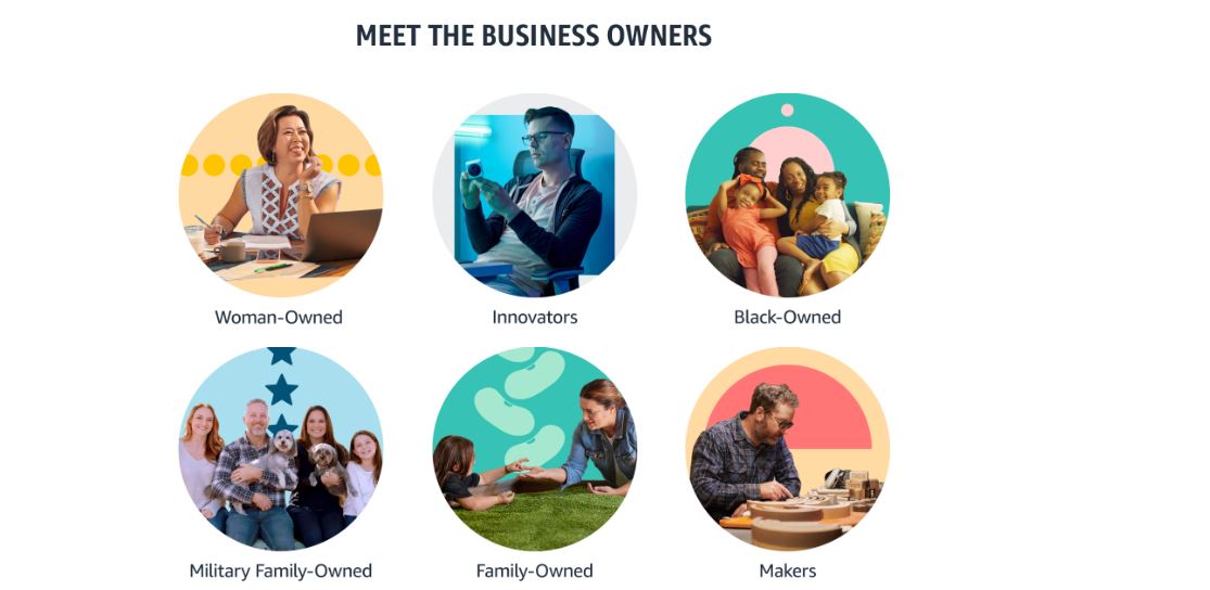 Meet Business Owners Amazon page