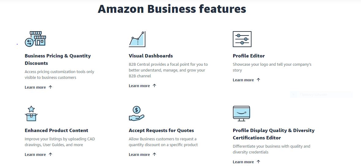 Amazon Business Features