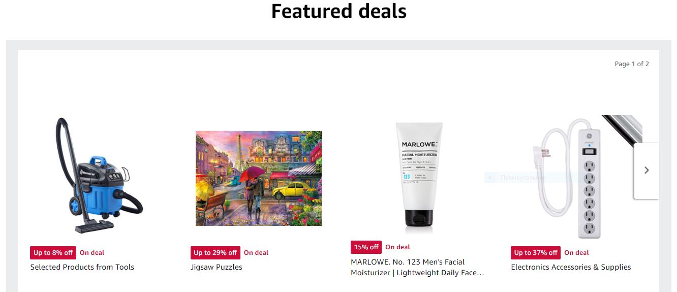 Launchpad Featured Deals section