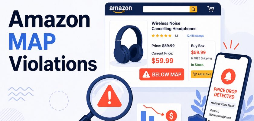 Brand manager receives MAP violation alert on Amazon listing