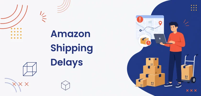 Amazon shipping delays: seller checking late orders and delivery estimates