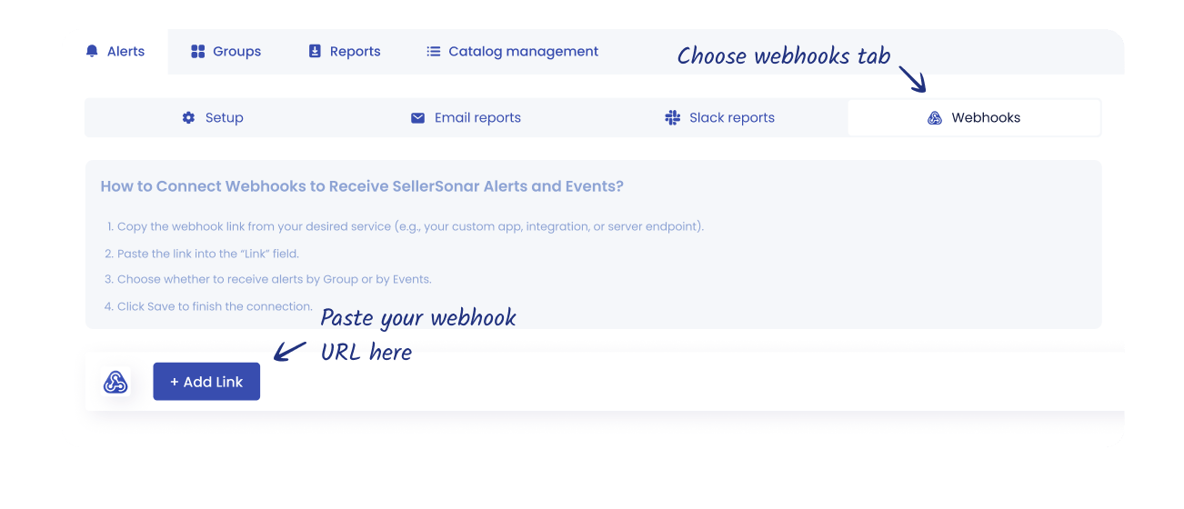 SellerSonar'a Ekleyin